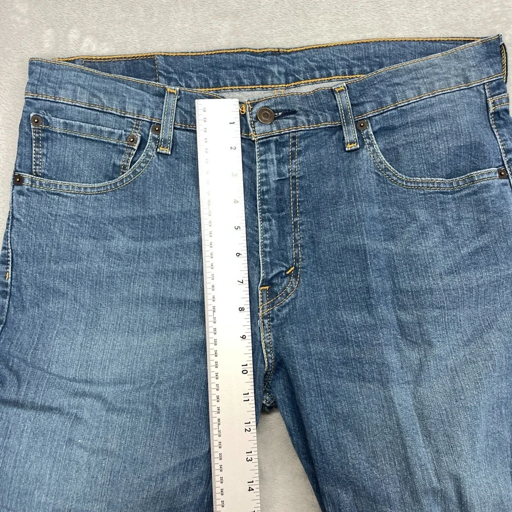 Levi's Jeans Mens 36x32 Blue Denim 527 Faded Medium Wash Americana Slim Bootcut
